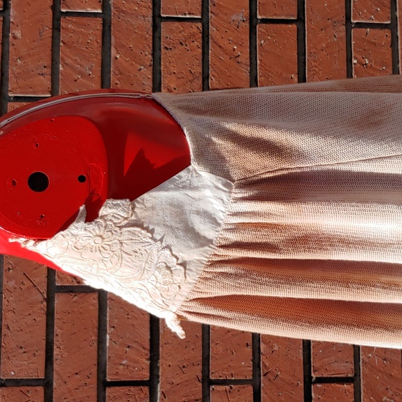 ZARA Maxi Sleveless Dress in Tan and Peach Hues, Size Medium, NWT - Picture 5 of 17